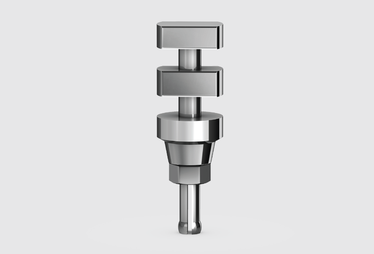 D3C Anti-rotation abutment with conical platform