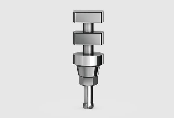 D3C Anti-rotation abutment with conical platform