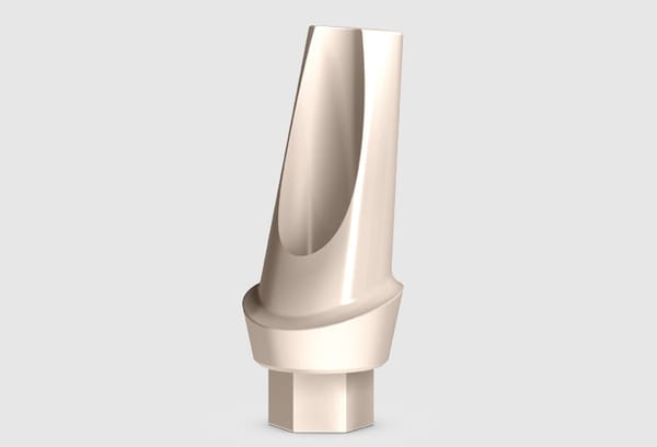 P4S-PEEK Temporary anatomic angular abutment