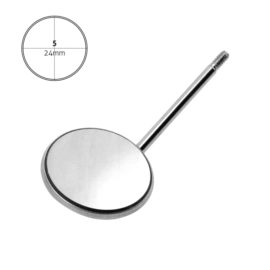 Mouth Mirror Rhodium # 5