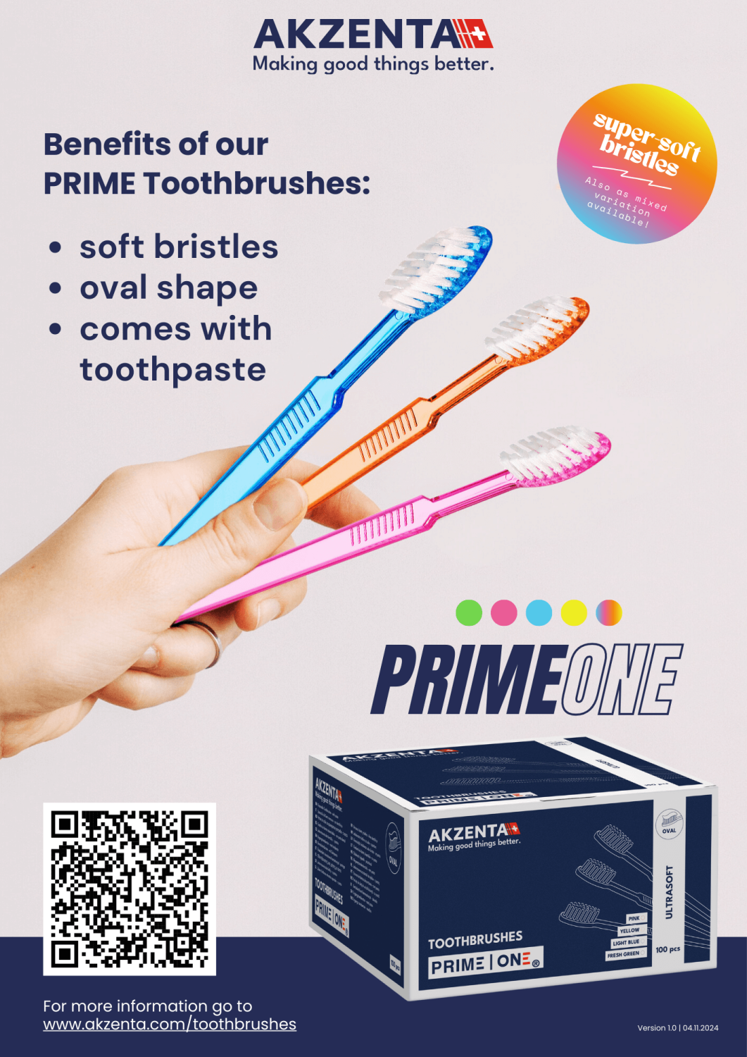 PRIME Toothbrushes
