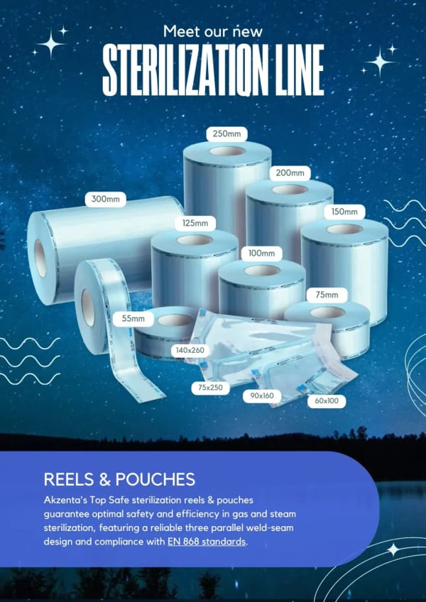 Sterilization Reels & Pouches - Akzenta ONE
