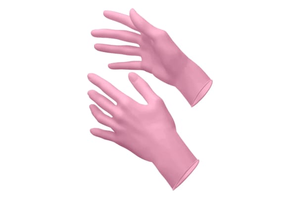 Nitrile Gloves - Pink Panther (M)