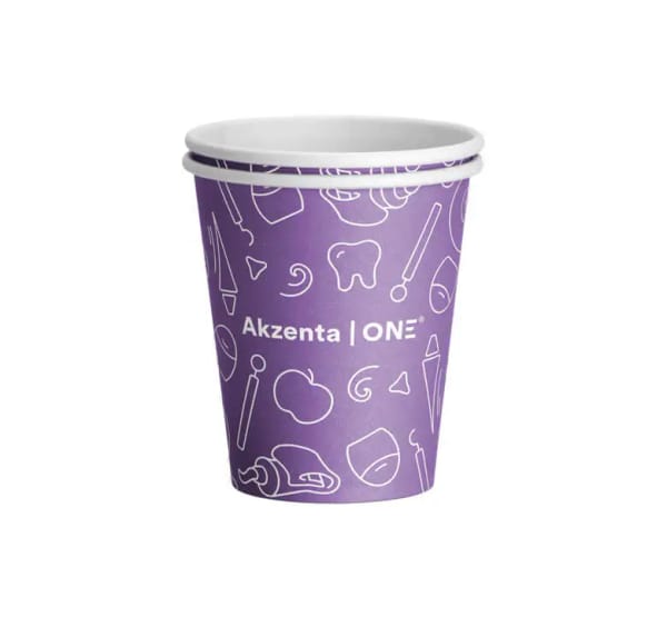 Paper Cups - Street Art - Purple Rain