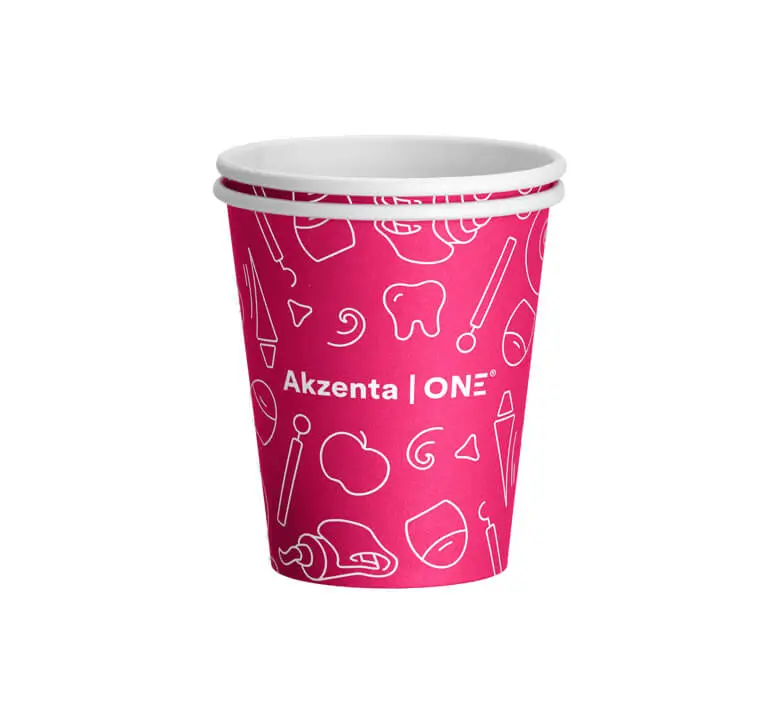 Paper Cups - Street Art - Fuchsia – Akzenta International SA, Cups & Rinse Supplies