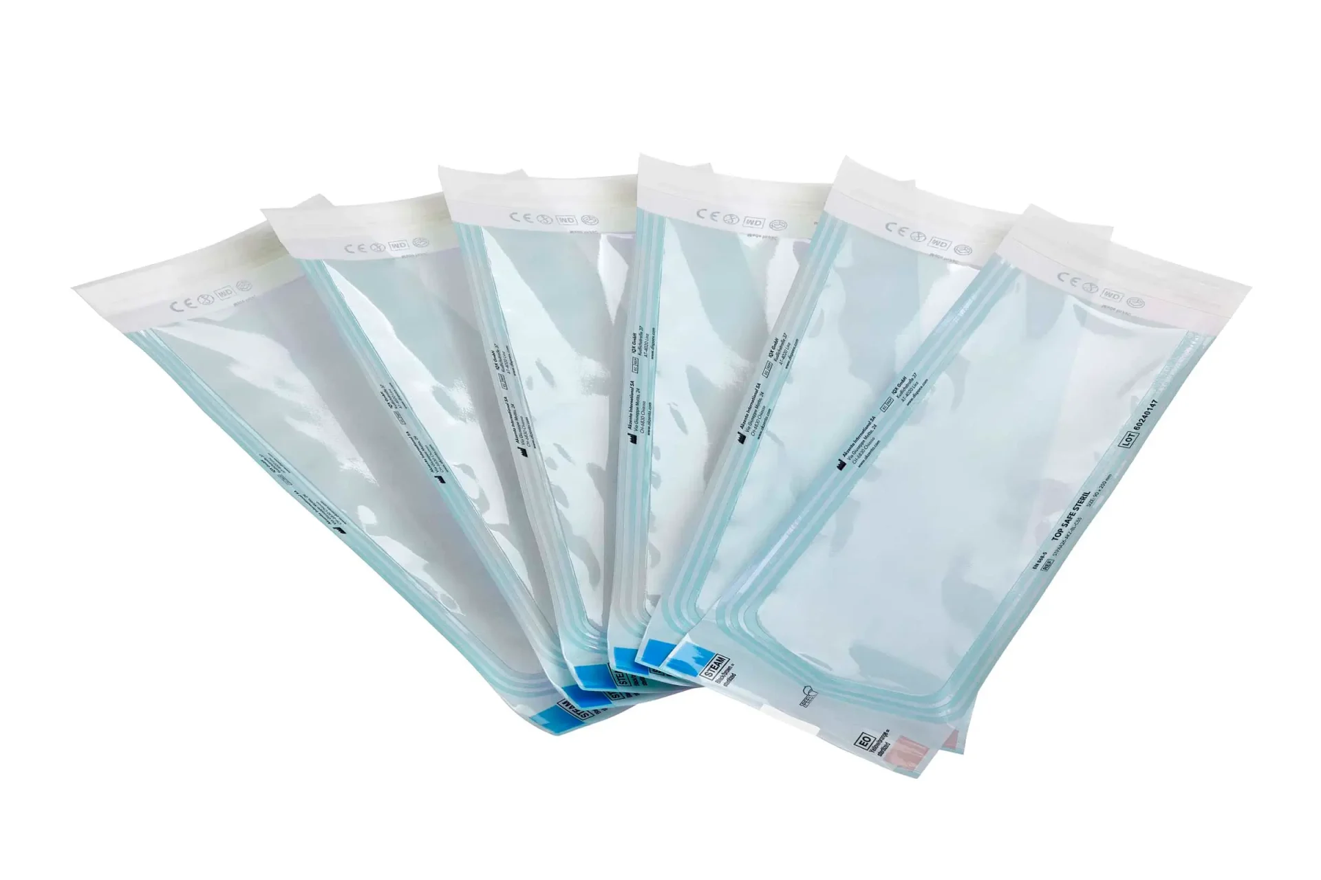 Sterilization Pouches 90 x 250 mm – Akzenta International SA, Sterilization Pouches & Wraps