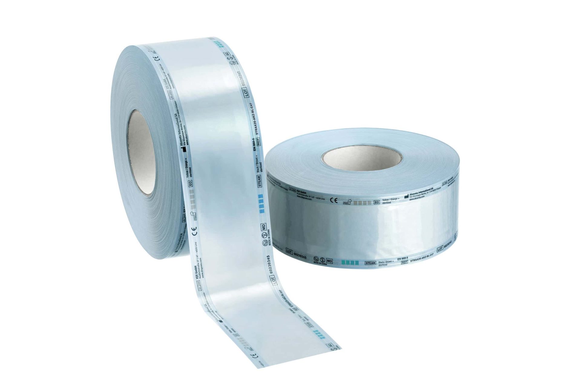 Sterilization Reels 75 mm x 200 m – Akzenta International SA, Sterilization Pouches & Wraps