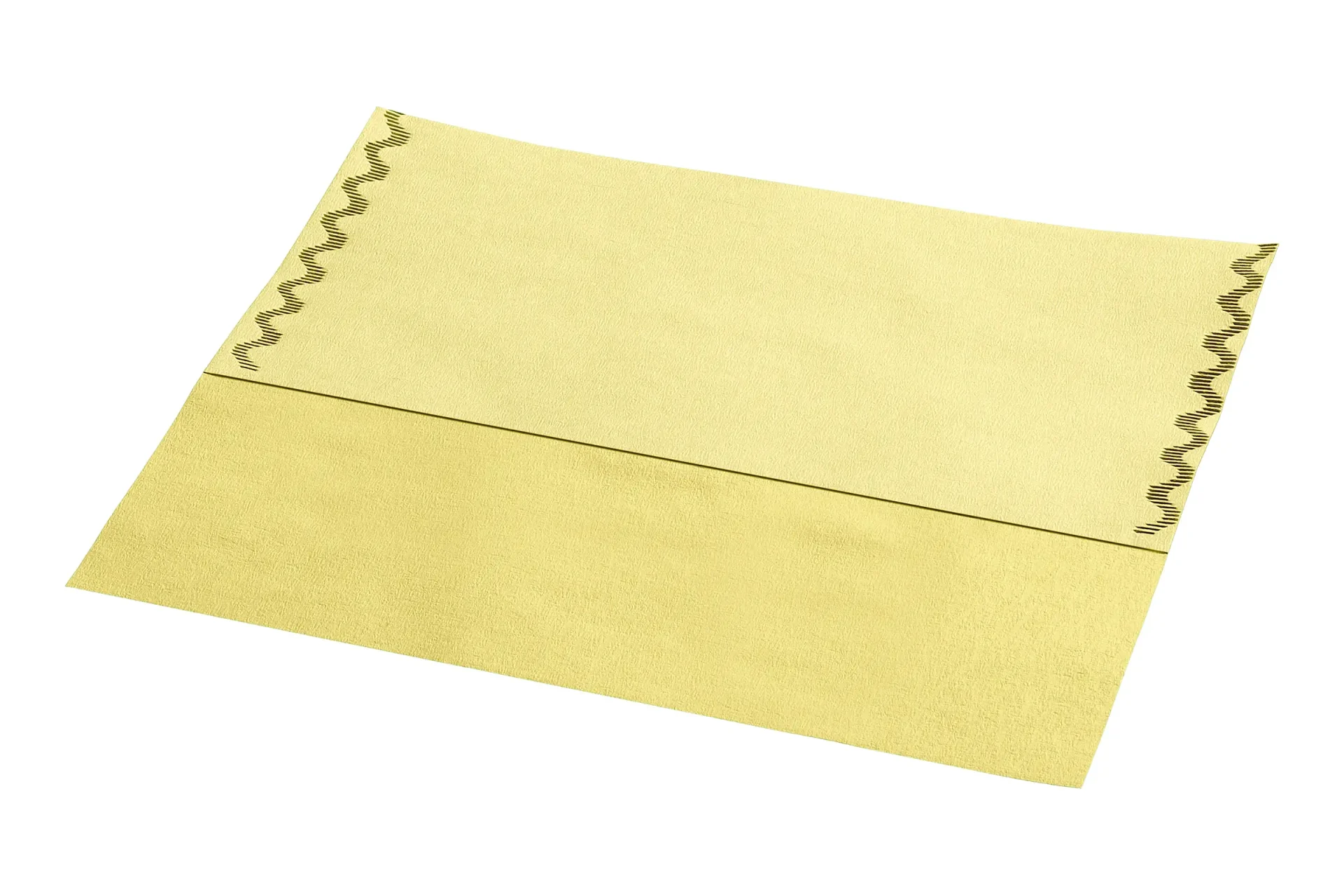 Sterilization Paper Top Cover - Yellow
