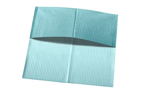 Headrest Covers Tissue-PE Laguna Blue