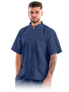 Túnica médica para hombre con bolsillos de parche – Antonia conf, Gowns & Protective Garments