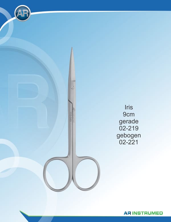 Iris Straight 9cm