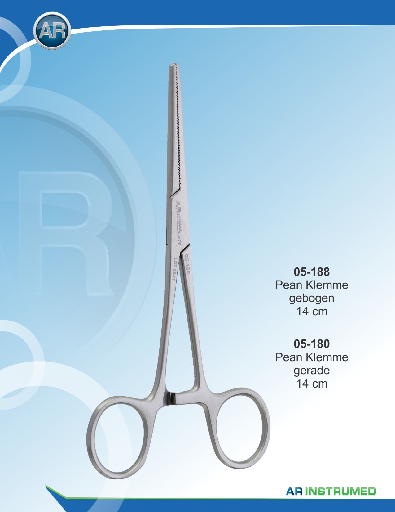 Pean Forceps Curved 14cm – AR Instrumed, Tweezers & Forceps