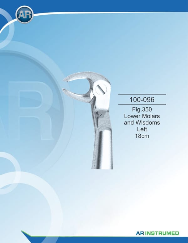 Fig.350 Lower Molars and Wisdoms Left 18cm