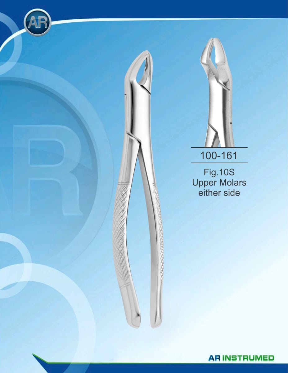 Fig.10S Upper Molars either side – AR Instrumed, Extraktionszangen