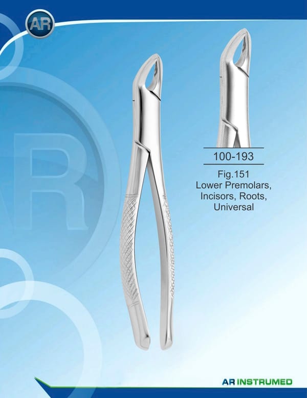 Fig.151 Lower Premolars, Incisors, Roots, Universal