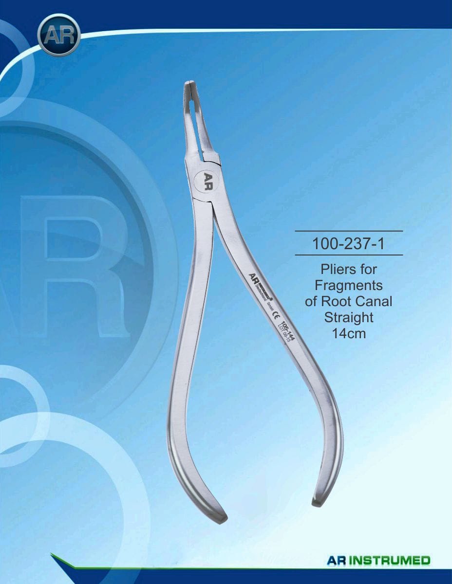 Pliers for Fragments of Root Canal Straight 14cm – AR Instrumed, Surgical Instruments