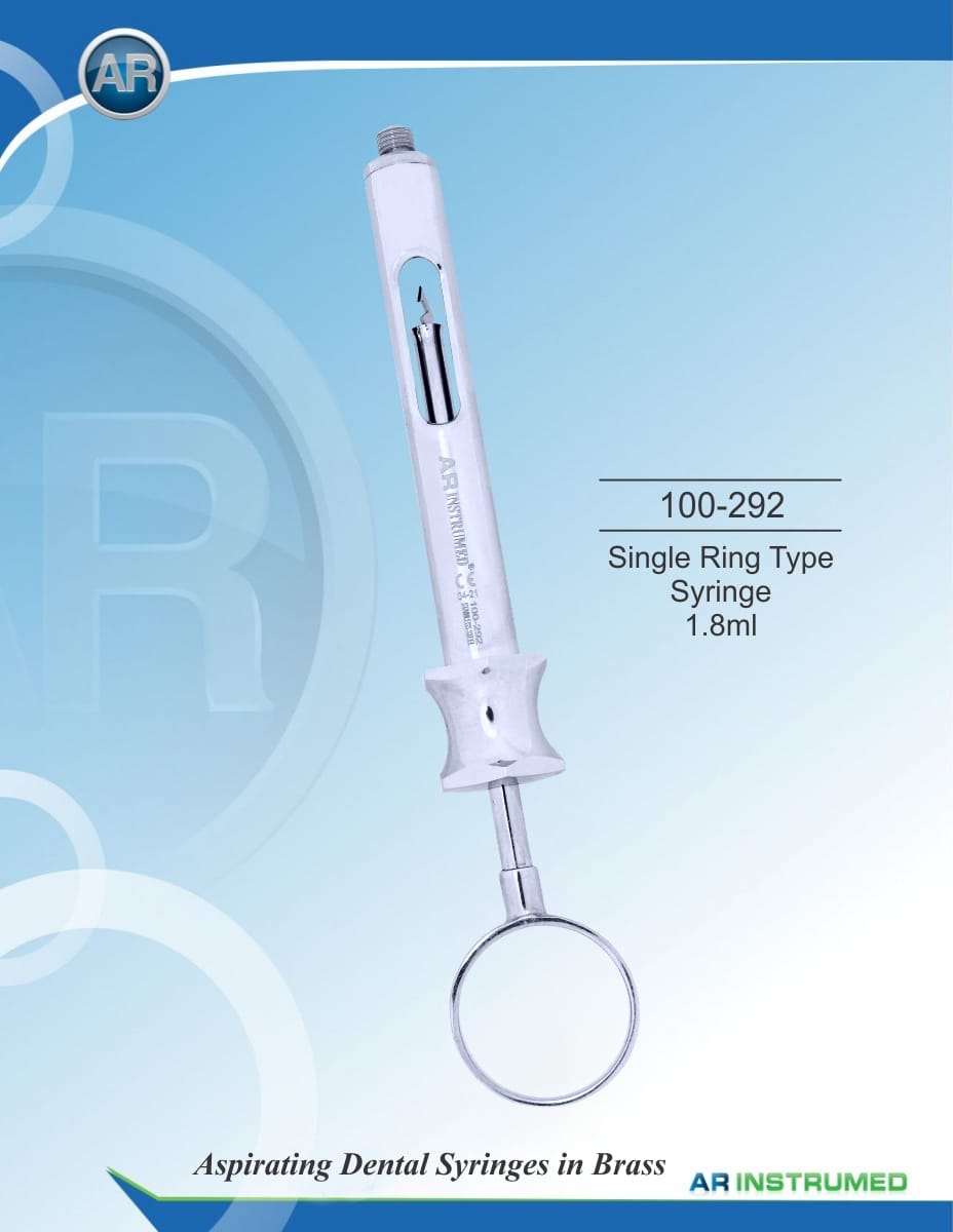 Single Ring Type Syringe 1.8ml – AR Instrumed, Injectable Anesthetics