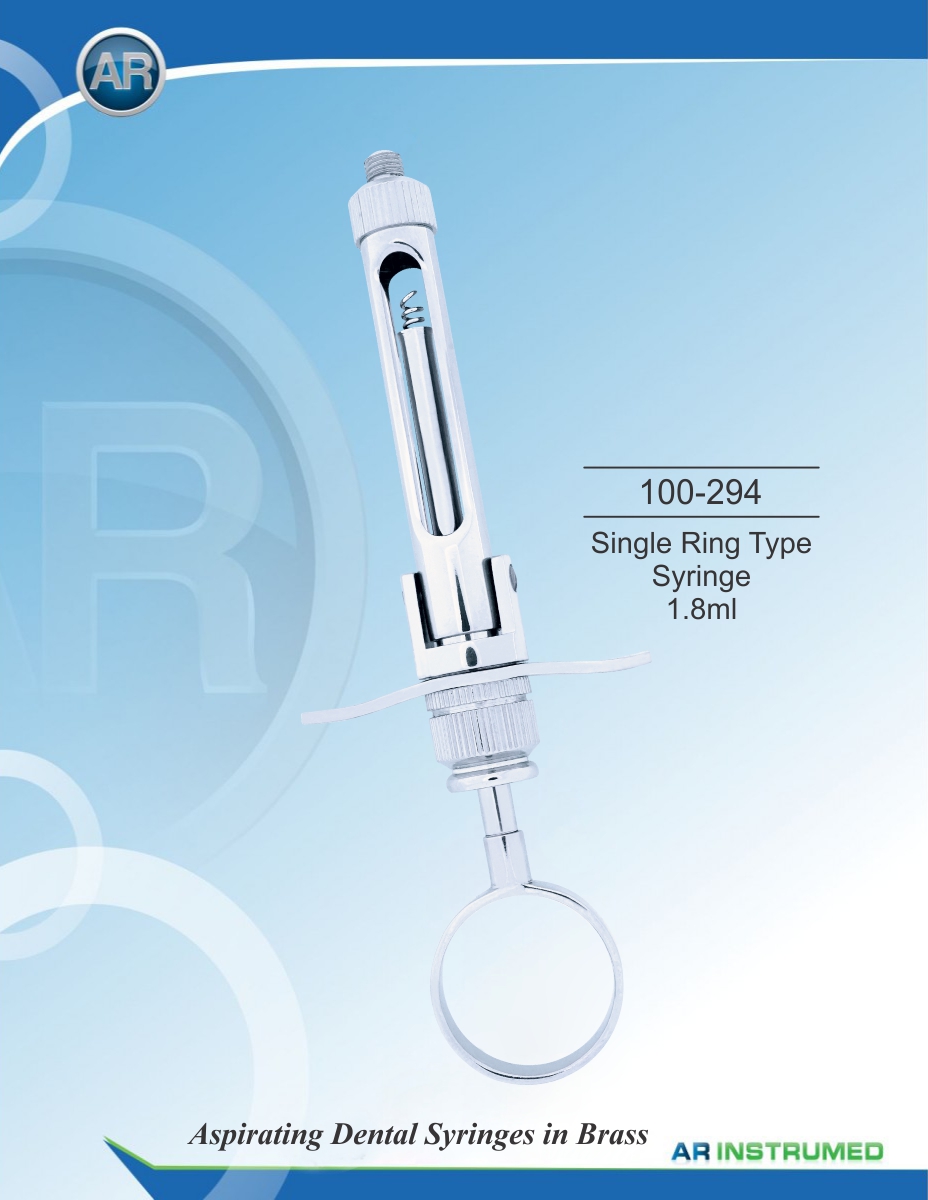 Single Ring Type Syringe 1.8ml