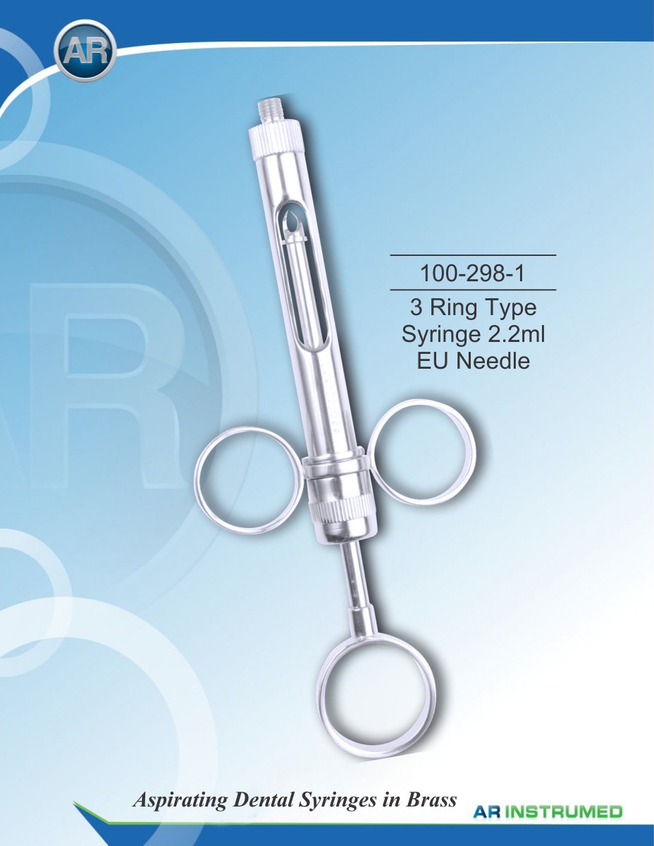 3 Ring Type Syringe 2.2ml EU Needle