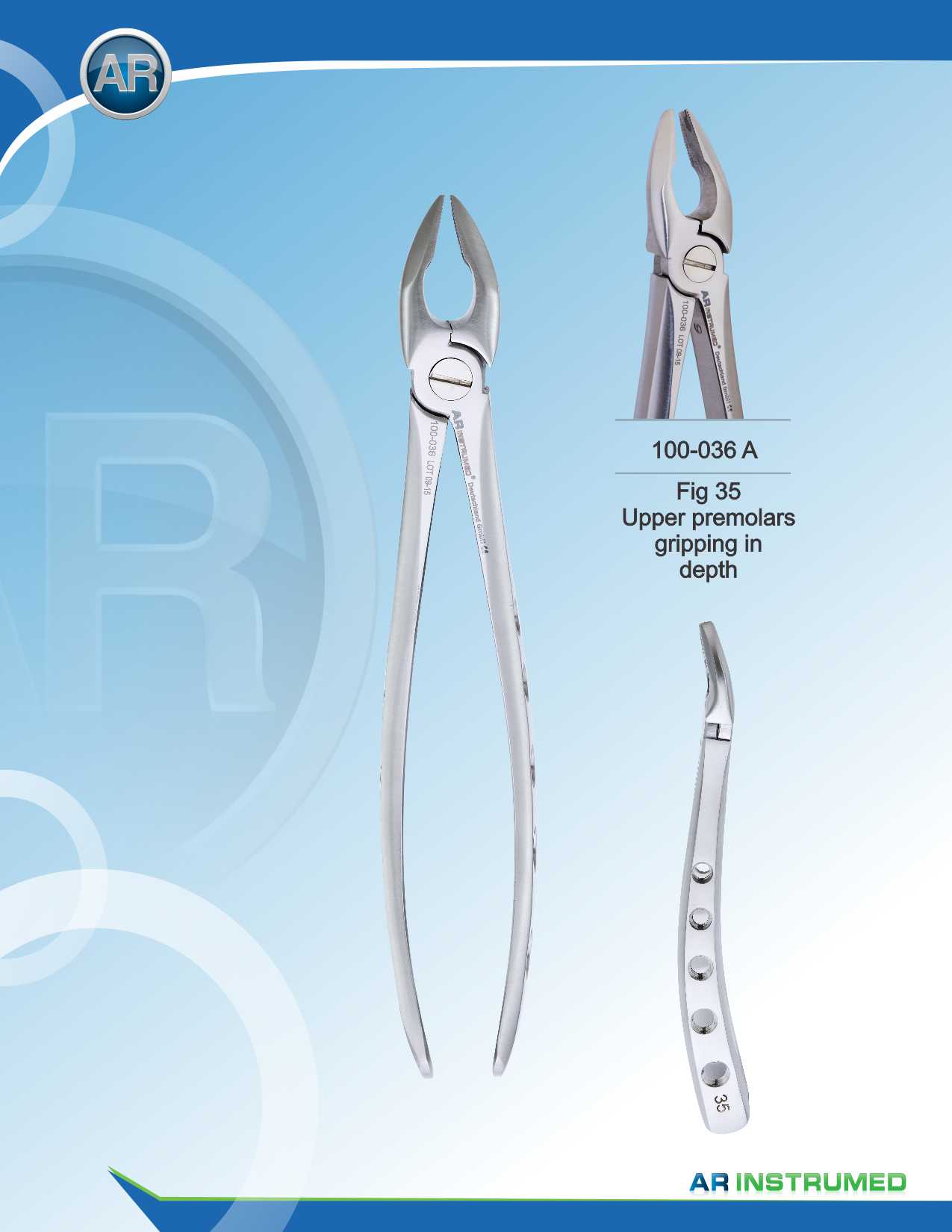 Fig.35 Upper Premolars Gripping in Depth