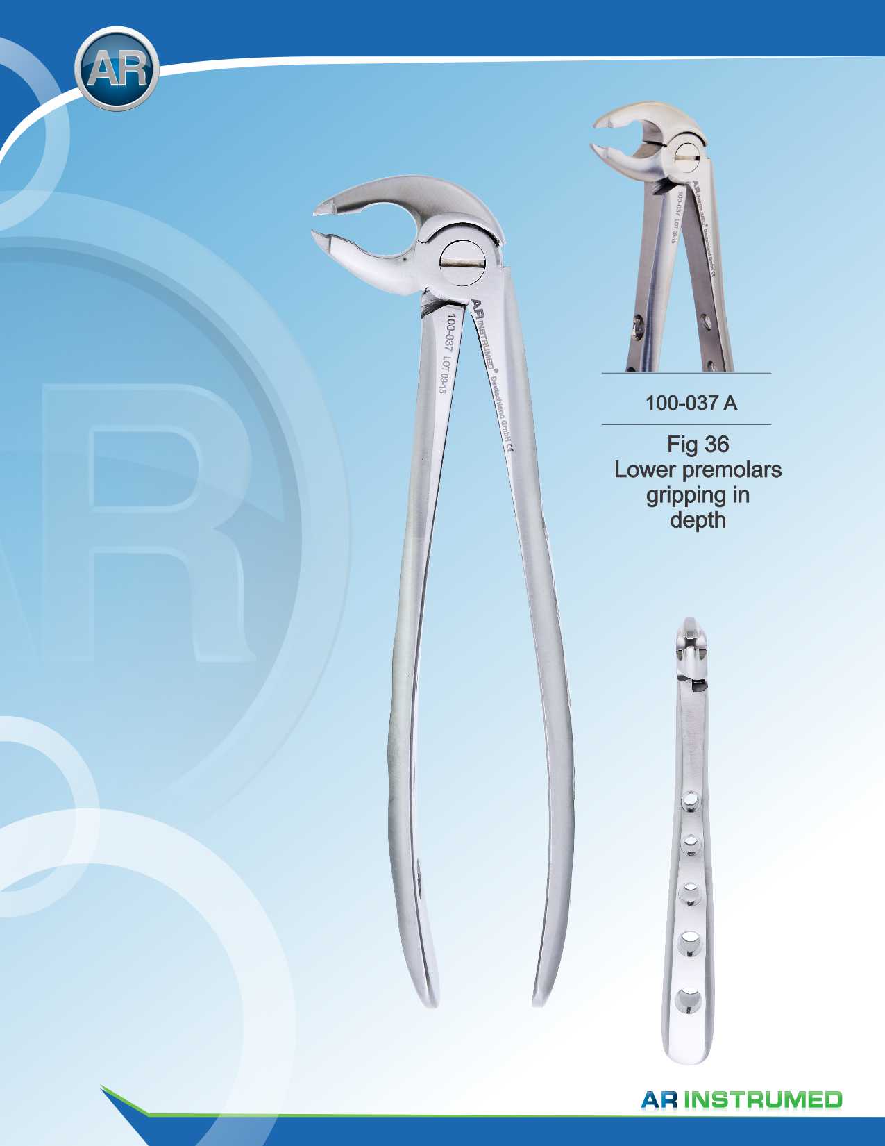 Fig.36 Lower Premolars Gripping in Depth