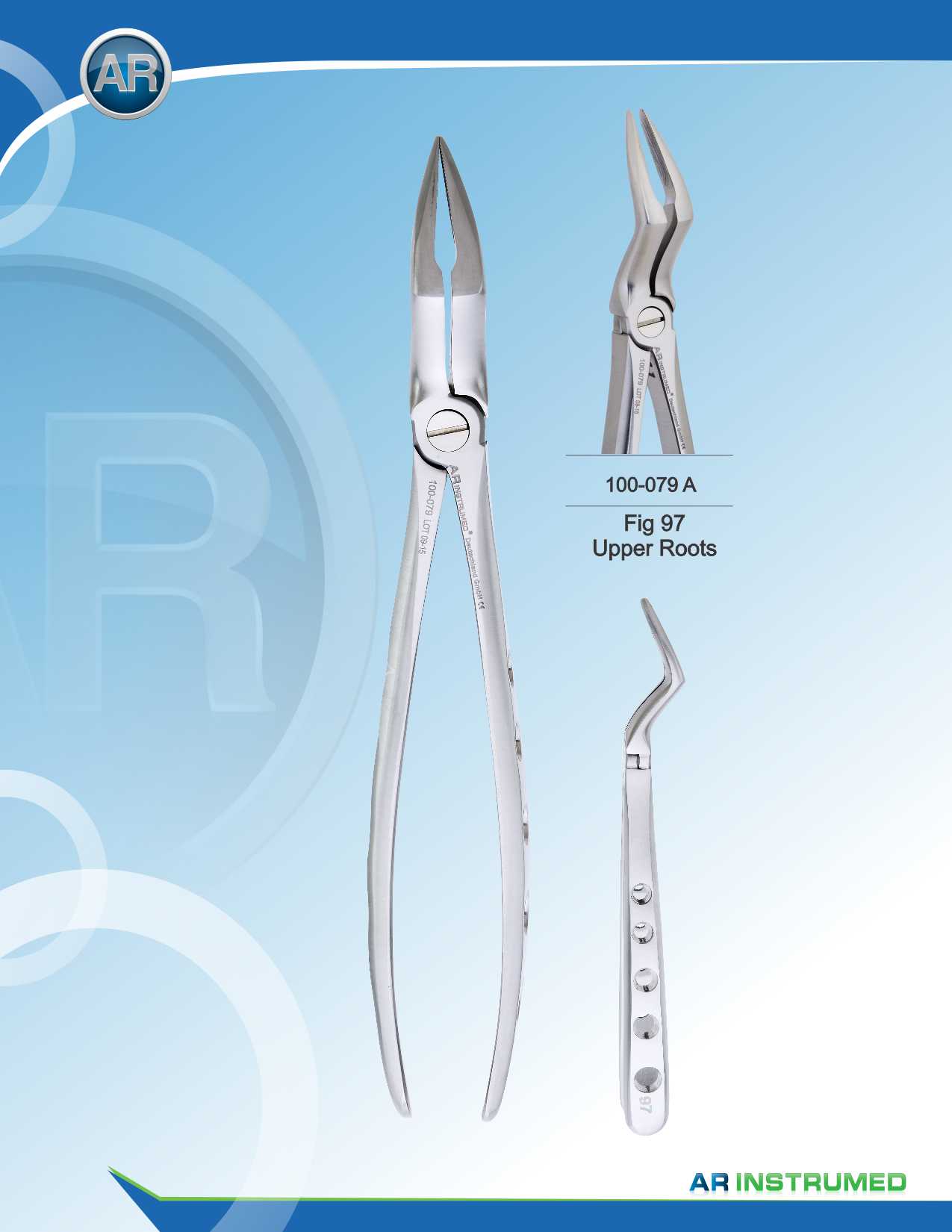 Fig.97 Upper Roots Extracting Forceps