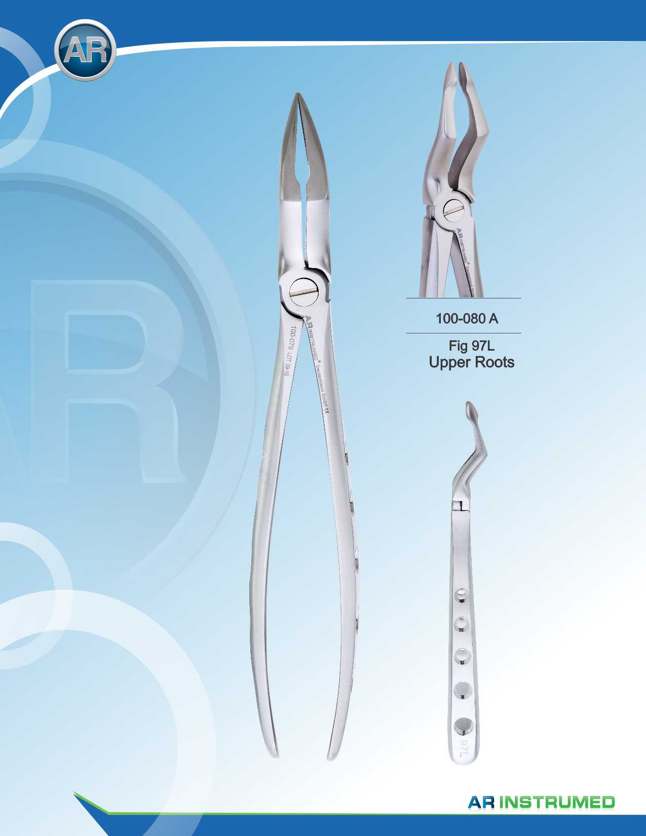 Fig.97L Upper Roots Extracting Forceps