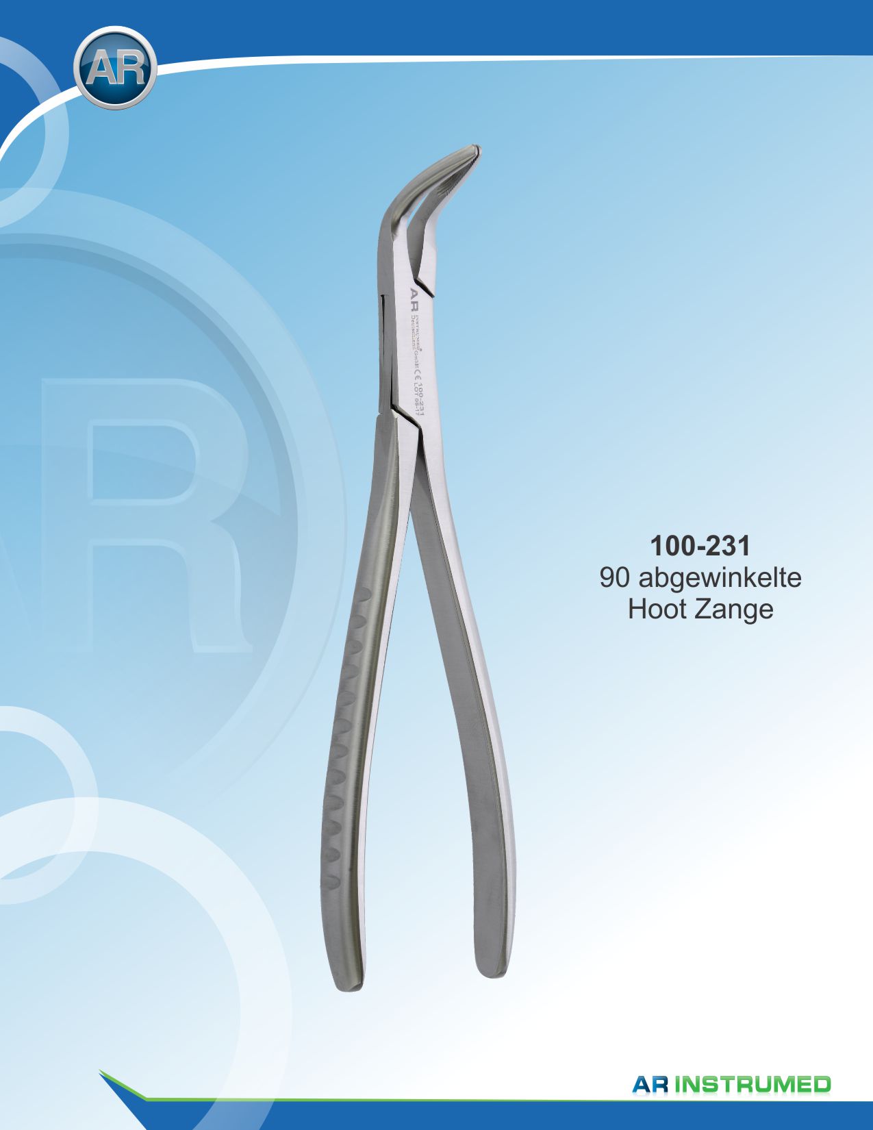 Root Forceps 90° Angled – AR Instrumed, Extraction Forceps