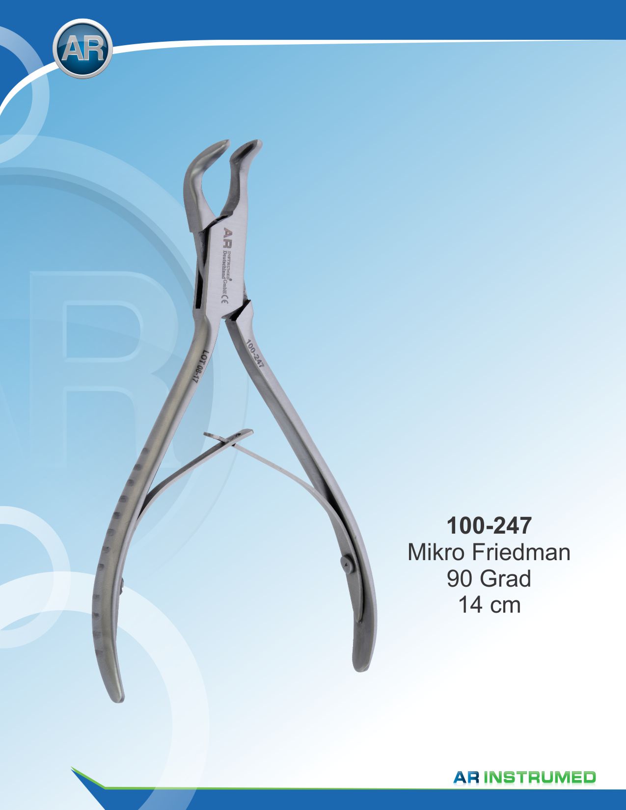Micro-Friedman Bone Rongeur 14cm 90°