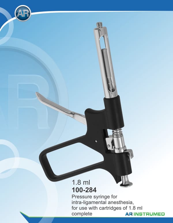 Syringe 1.8ml EU Needle
