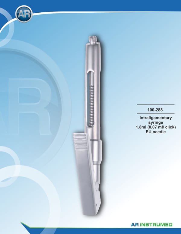 Syringe 1.8ml (0.07 ml/ click) EU Needle