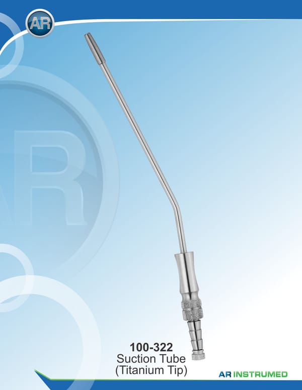 Suction Tube (Titanium Tube) 2mm 15cm