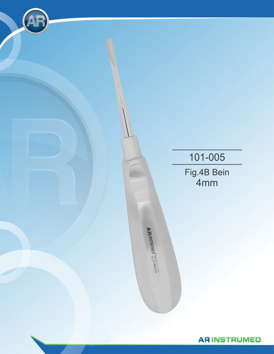 Root elevator Fig.4B leg 4mm – AR Instrumed, Elevators