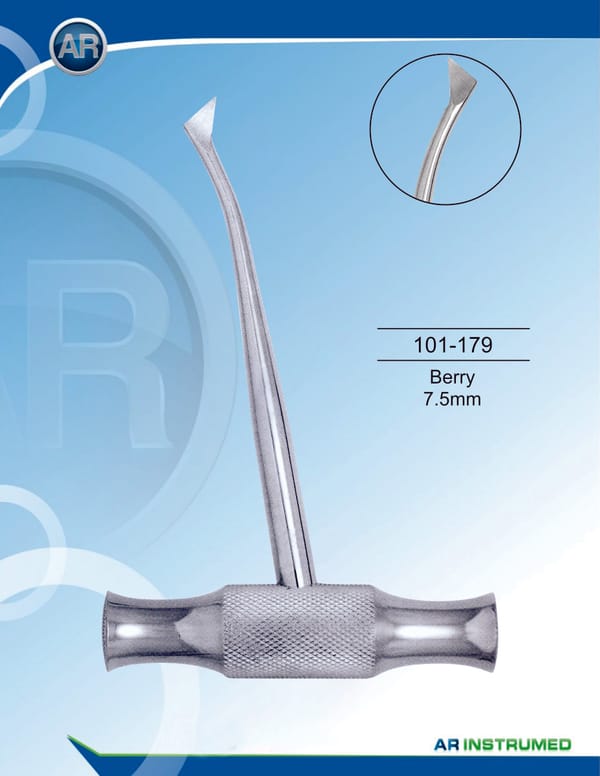Root elevator Barry 7.5mm