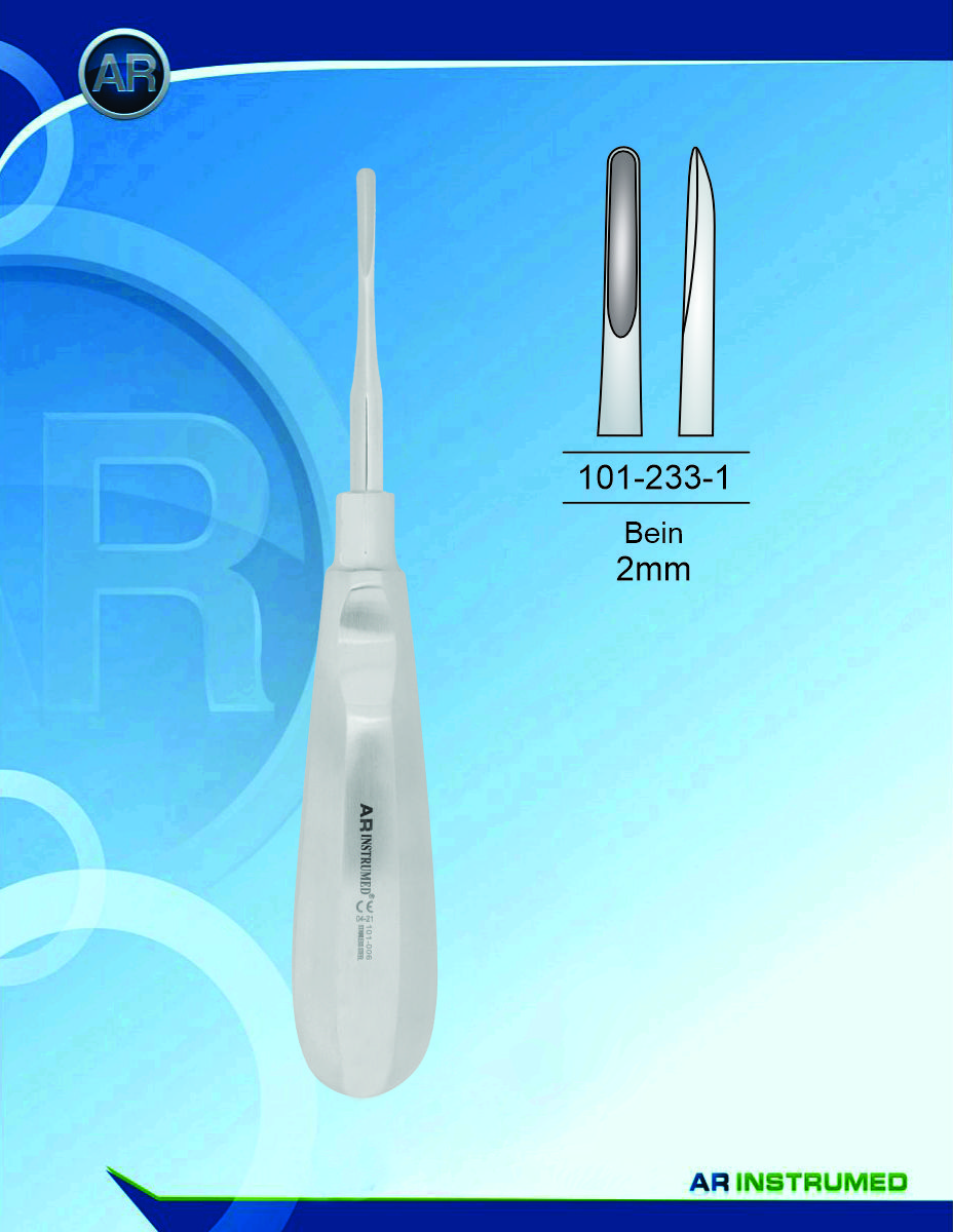 Root elevator 2mm – AR Instrumed, Elevators
