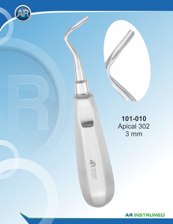 Apical 302 Root Elevator 3mm Left