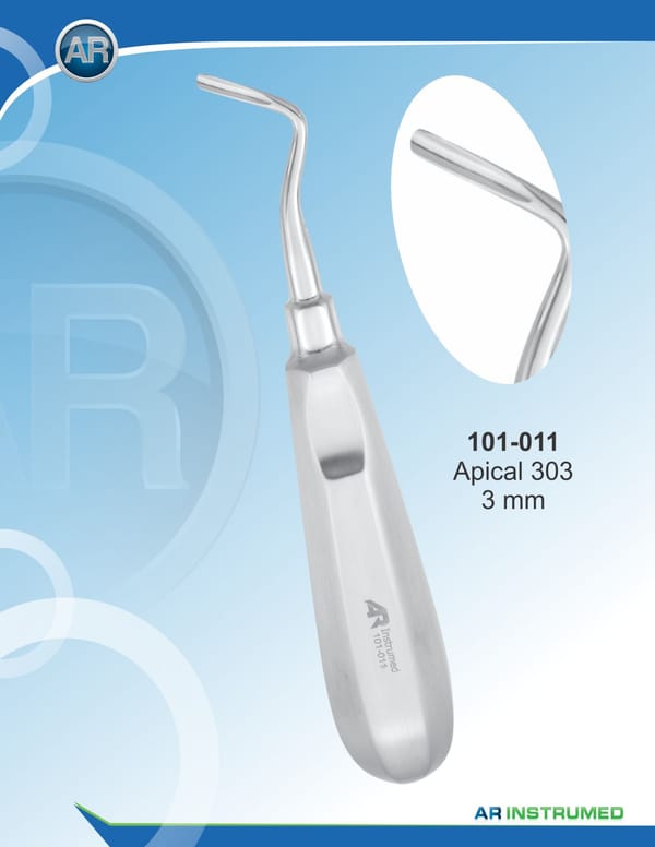 Apical 303 Root Elevator 3mm Right