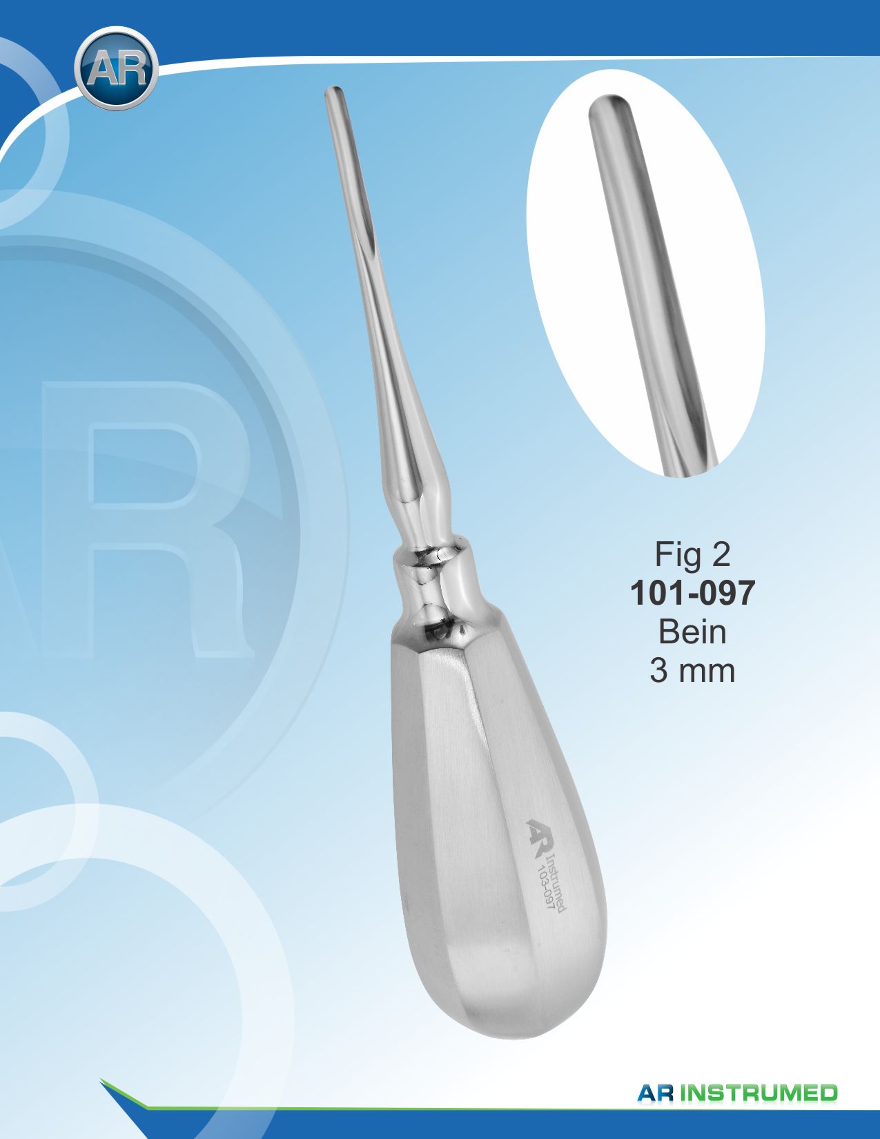 Bein Root Elevator 3mm
