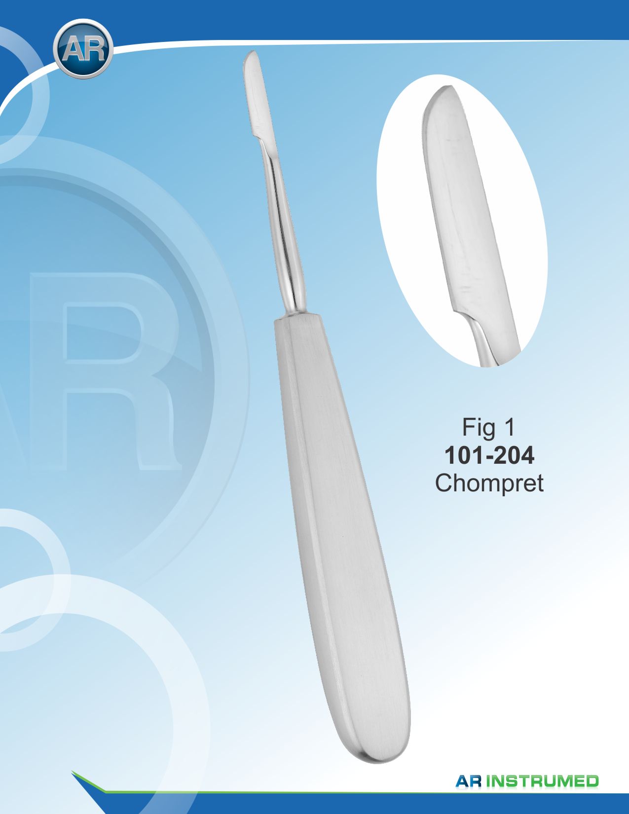 Fig.1 Chompret Root Elevators