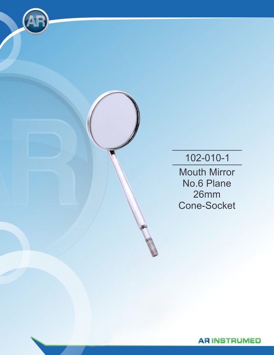 Mouth Mirror No.6 Tarpaulin 26mm Cone Socket