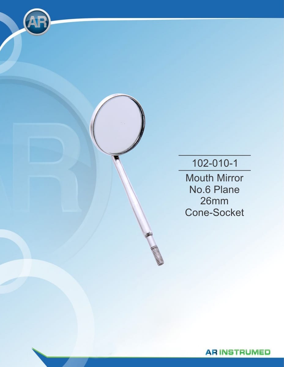 Mouth Mirror No.6 Tarpaulin 26mm Cone Socket – AR Instrumed, Explorers