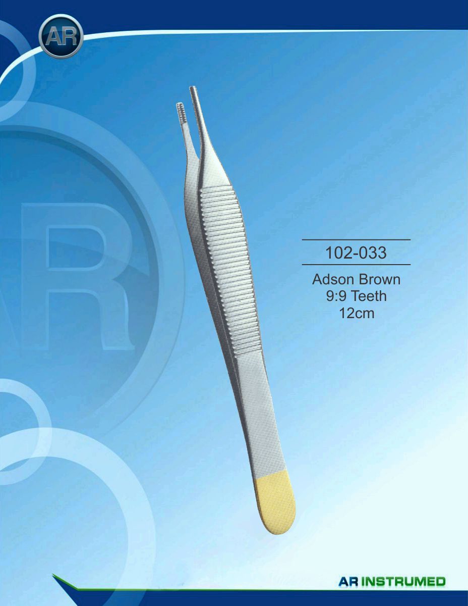 Adson Brown 9:9 Teeth 12cm (TC)