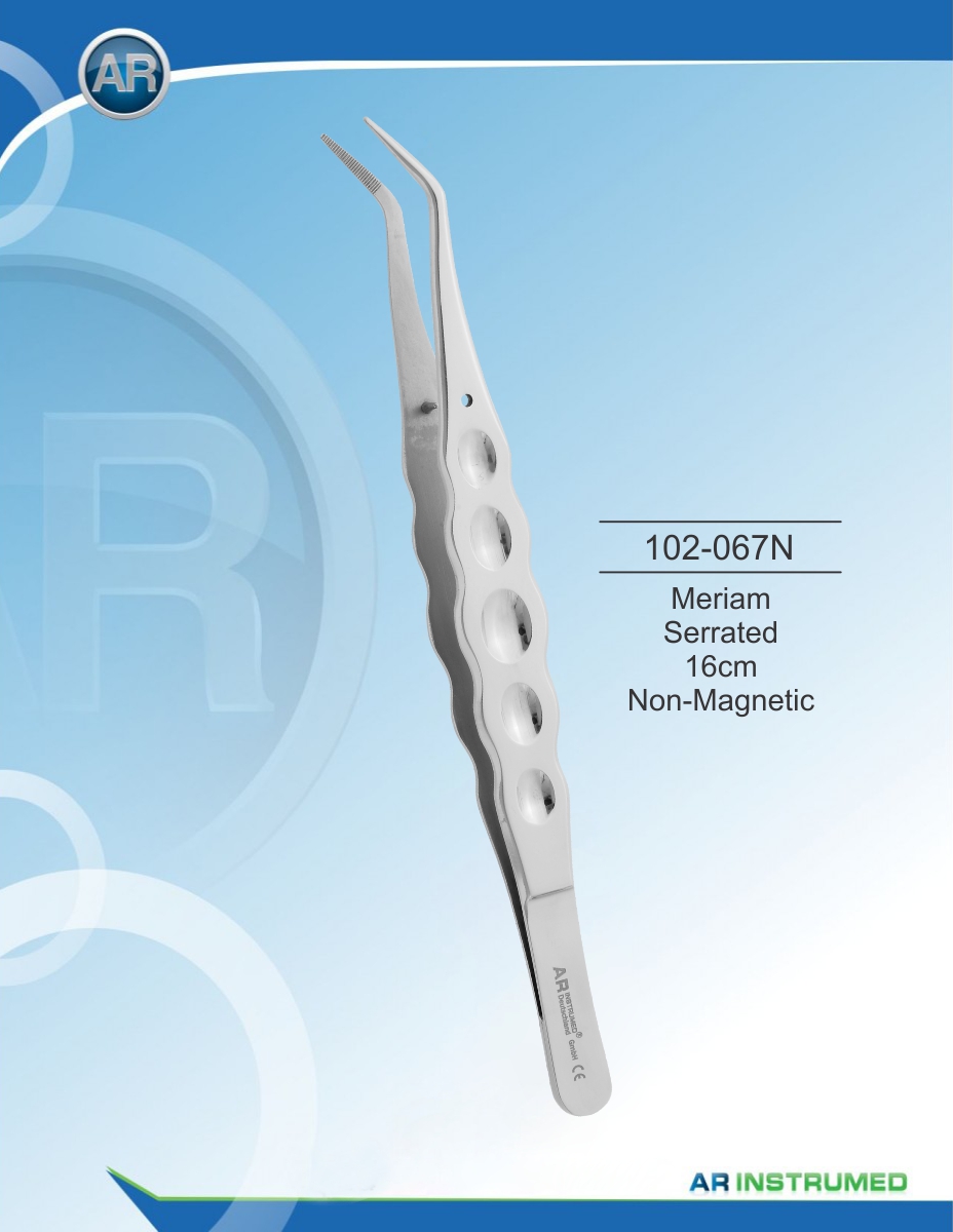 Meriam Tweezers Length 16cm Non Magnetic
