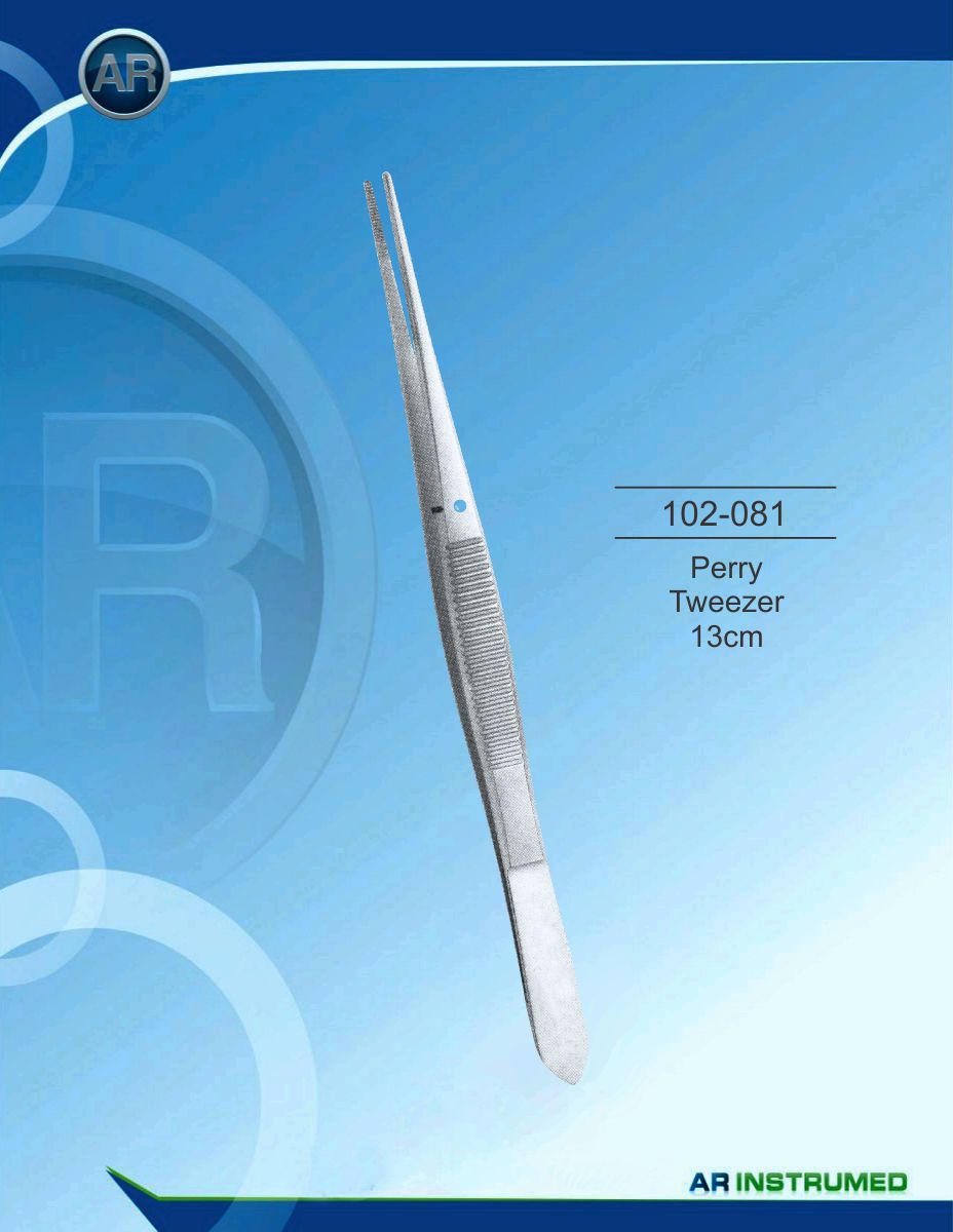 Perry Tweezer 13cm – AR Instrumed, Tweezers & Forceps