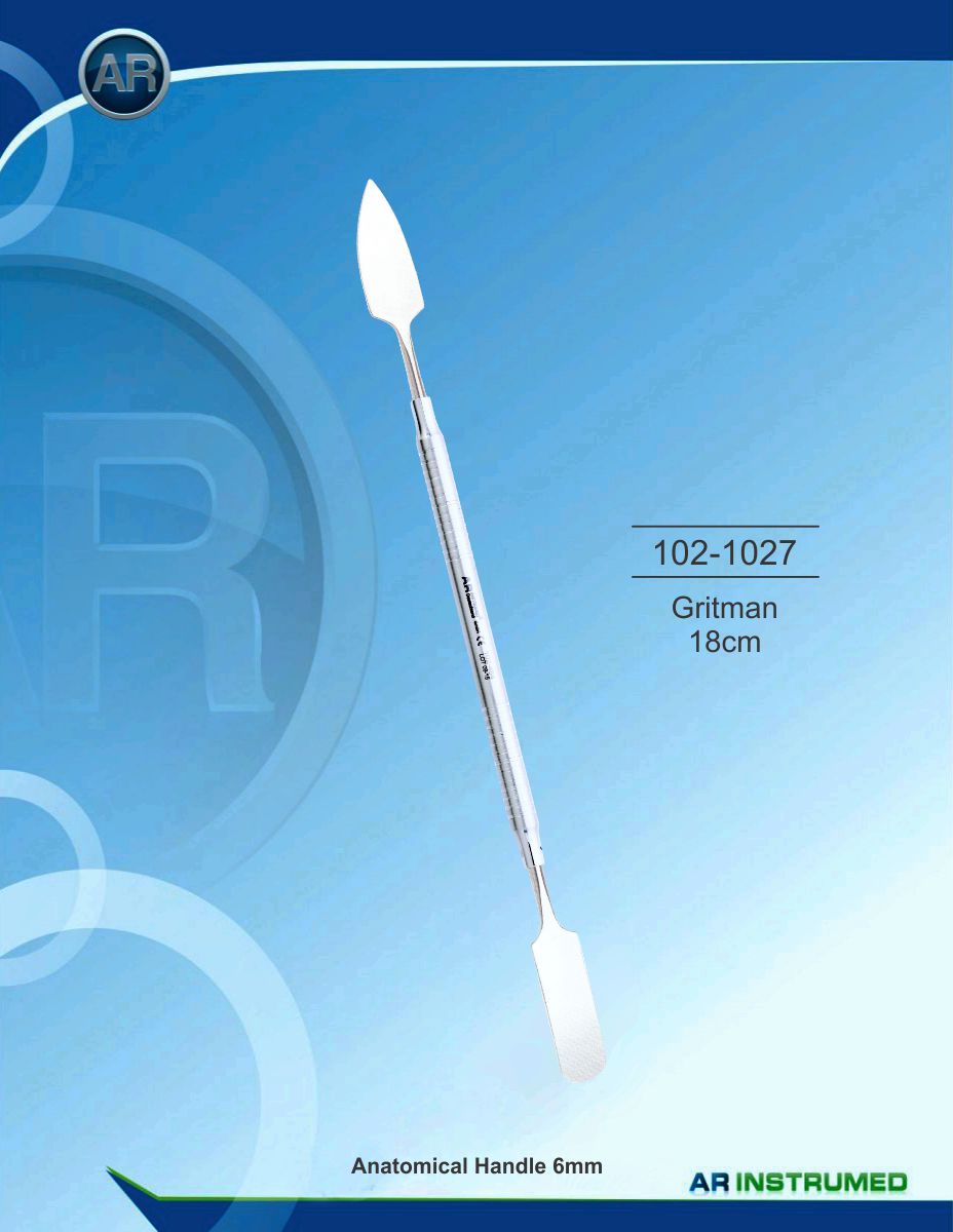 Cement spatula Gritman 18cm Solid Handle 6mm