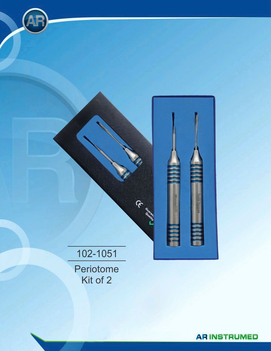 Flexible Periotome Kit for Dental Extraction Set of 2