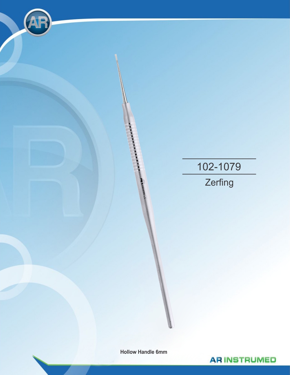 Zerfing Solid Handle 6mm – AR Instrumed, Bone Rongeurs & Chisels
