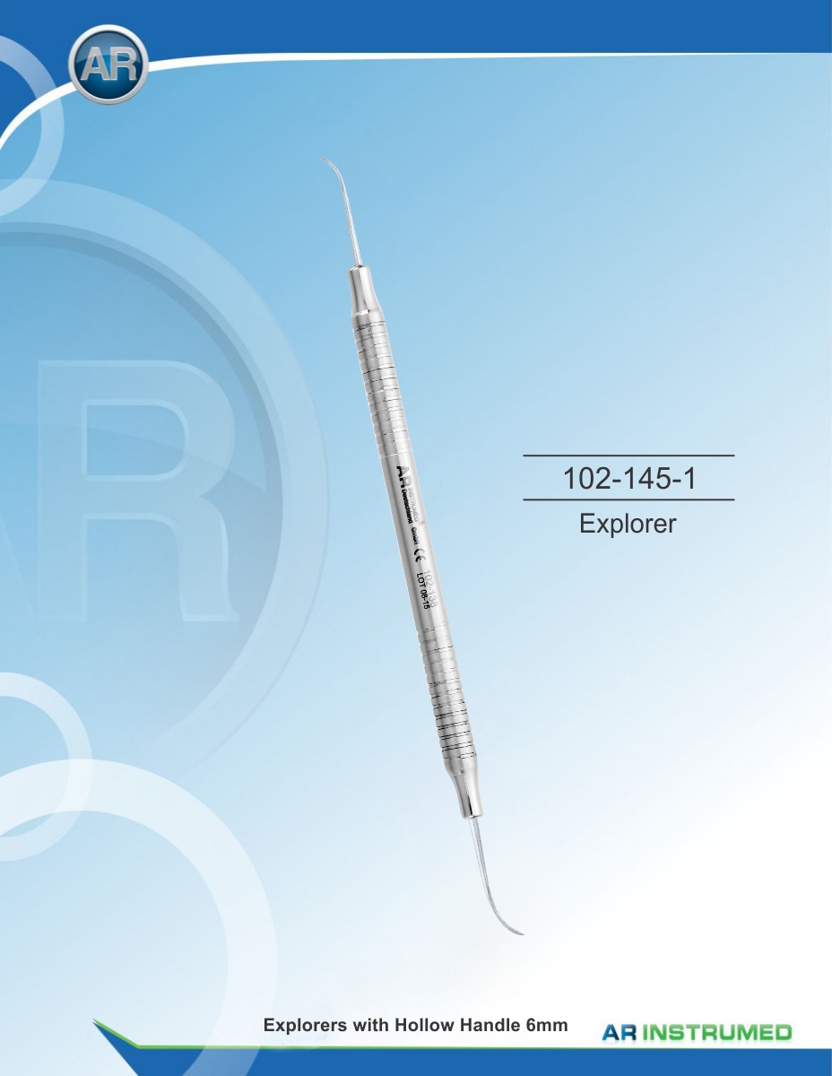 Explorer Strong Tip Fig.3 Solid Handle 6mm