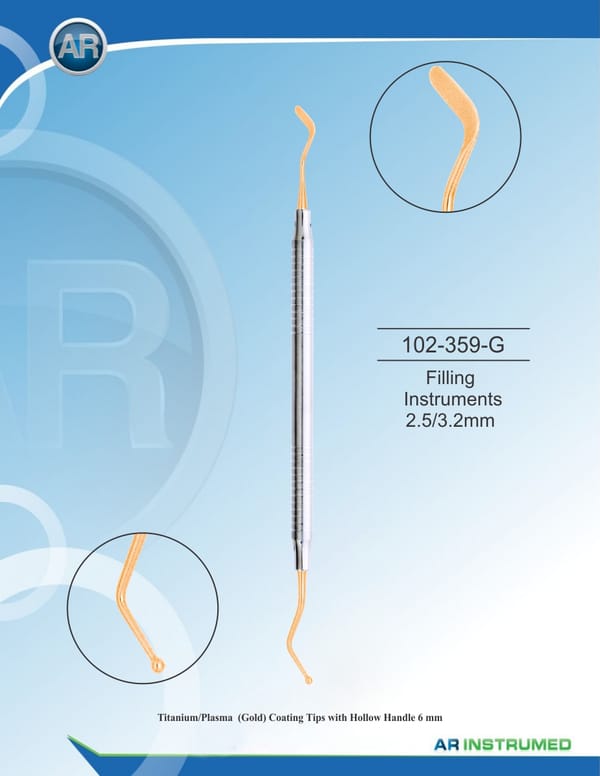 Filling Instruments 2.5/3.2mm