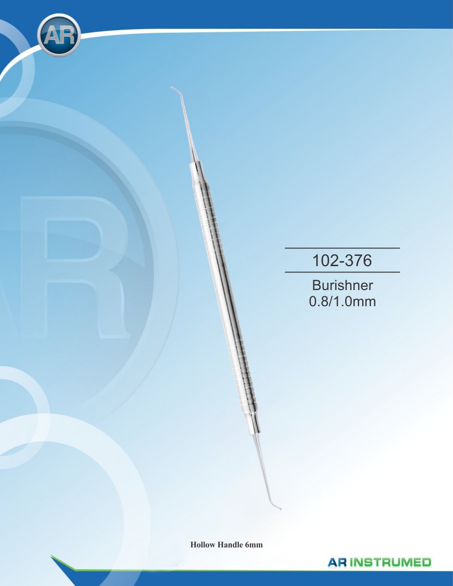 Burnishers 0.8/1.0mm Solid Handle 6mm